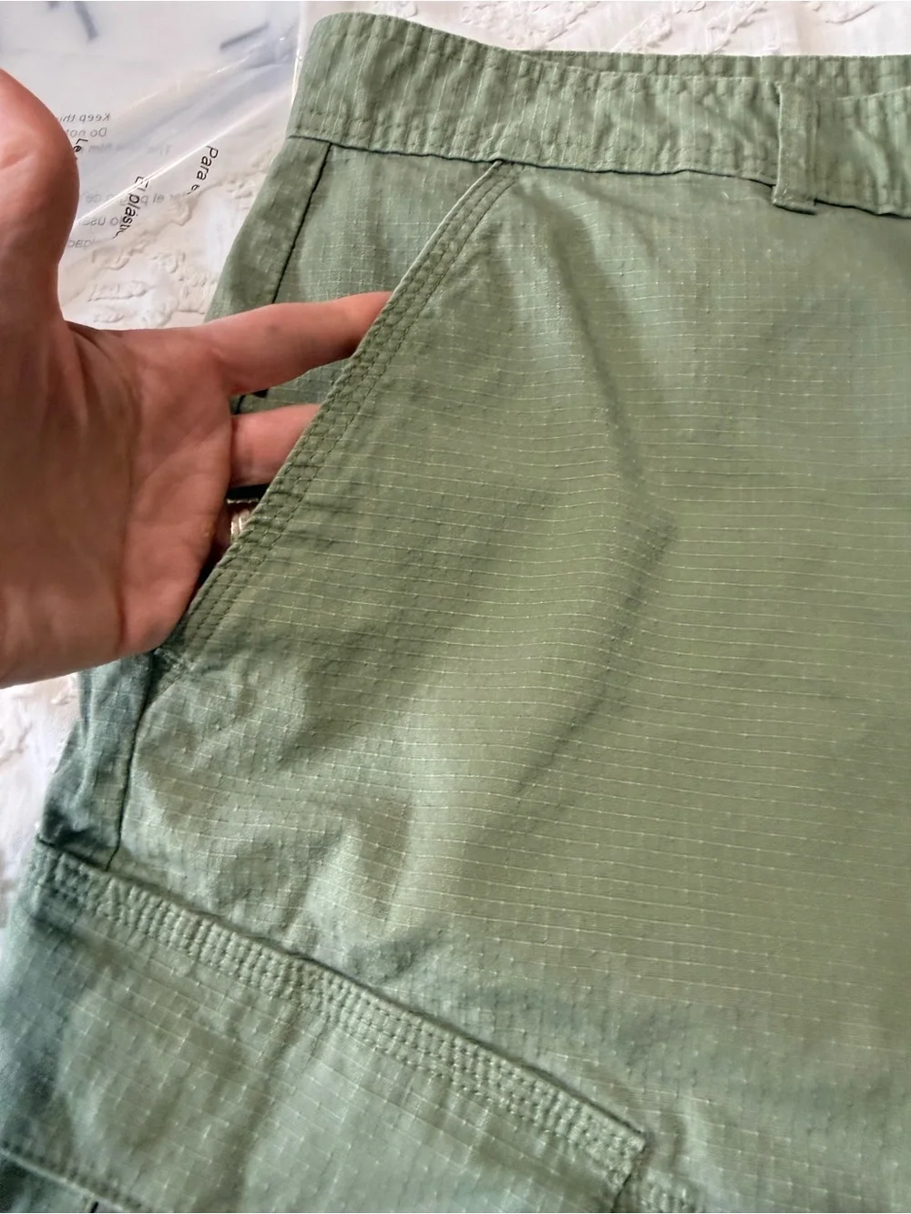 Edgar + Ash Green Cargo Men’s Shorts 9 Inch Inseam Size XL 40